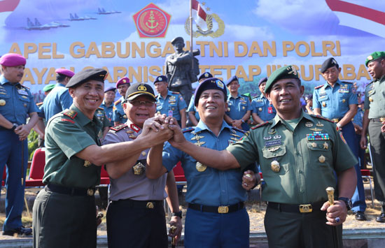 Kolaborasi TNI-Polri Amankan Jatim