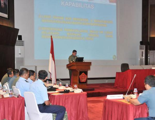 Irjen TNI Buka Rakorwas Inspektorat TNI dan Kemhan 2015