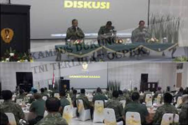 Kampus Dukung TNI Terlibat Ospek