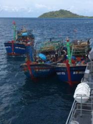 Tiga Kapal Illegal Fishing Bersama 1.800 Kg Ikan Diamankan di TNI AL