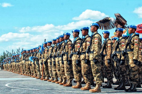 Sebanyak 33 Prajurit TNI Tiba di African Republic