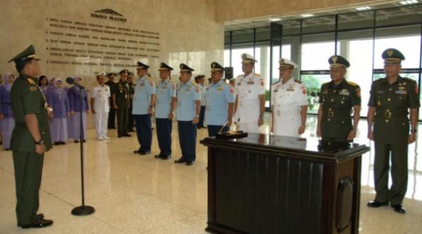 Empat Pejabat Tinggi Mabes TNI diserahterimakan di Cilangkap